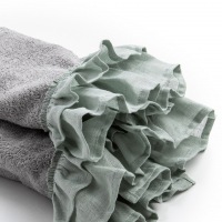  Handtuch Bella Donna Grau Salbei 100 x 150 cm