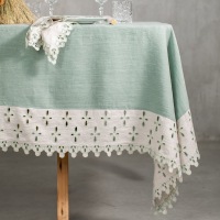  TISCHDECKE PFLEGELEICHT Amalfi salbei