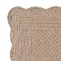  Tischset Boutis taupe-mokka french beige