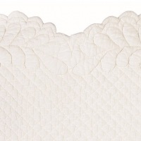  Boutis Tischset Herz, 42 x 42 cm, cream