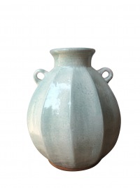  Vase Seawater H 22 cm