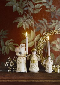  Kerzenleuchter Santa H 22 cm