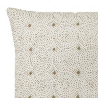  BESTICKTE SEIDENKISSEN  Natural Colours NO 2, 50 x 50 cm 