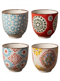  Chehoma Bohemian 4-er Set Espresso Tassen