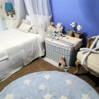  Sternenhimmel Blau Durchmesser 140 cm