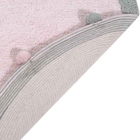  Pomponetta rosa Durchmesser 120 cm