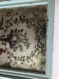  Glasmalereibilder Salon Chérie, 2-er Set