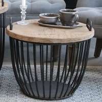  Beistelltisch Black Basket, gross, schwarz