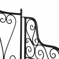  Eisenbank Charlotte dunkelbraun/schwarz