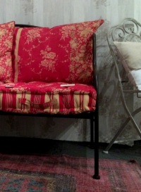  Eisenbank Charlotte dunkelbraun/schwarz