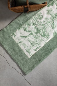  MANUFAKTUR BADTEPPICH Toile de Jouy 70 x 140 cm 