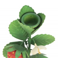  KERZENLEUCHTER Erdbeere H27 cm