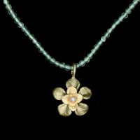  Halskette Wüstenblume Peridot