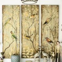  TRIPTYCHON Paradies 3 Wandtafeln