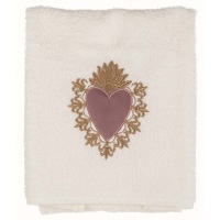  Badetuch Samt Herz