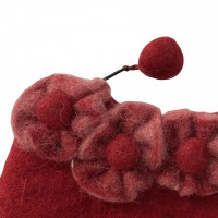  En Gry og Sif Wollfilz Täschchen Blütenreich