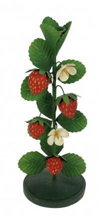  KERZENLEUCHTER Erdbeere H27 cm