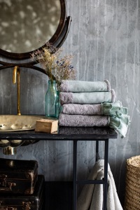  Handtuch Bella Donna Grau Salbei 100 x 150 cm