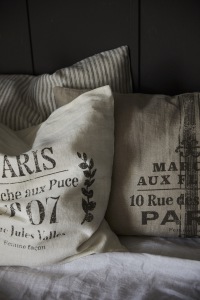  Leinenkissen Marché aux Puces, 50 x 70 cm