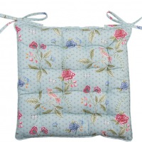  Sitzkissen Flora blau