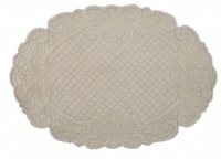  Tischset Boutis oval, beige