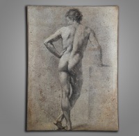  Männlicher Akt 100 x 73,5 cm