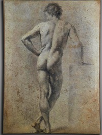  Männlicher Akt 100 x 73,5 cm