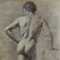  Männlicher Akt 100 x 73,5 cm