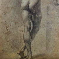  Männlicher Akt 100 x 73,5 cm