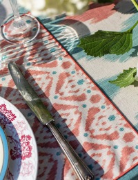  TISCHSET Eden Ikat Corallo 