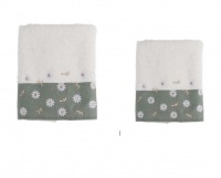  Handtuch 2-er Set Fiore, salbei