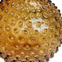  GLASKUNST Krug Tautropfen honig