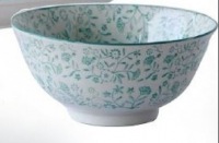  Kleine Schale Pretty Flowers mint-türkis