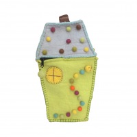  Filzhaus und Tasche hellgrün