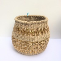  Jutetkorb  Gold large