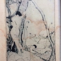   Exlibris Gretka Claubner mit kleinem Rahmen