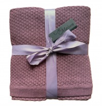  AU MAISON Plaid Miss Loop soft cassis