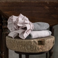  Handtuch Bella Donna Grau Puderrosa 60 x 100 cm cm