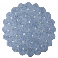  Sweet Dots Soft Blau Durchmesser 140 cm