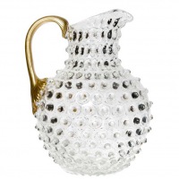  GLASKUNST Krug Tautropfen