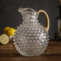  GLASKUNST Krug Tautropfen