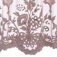  Kurzgardine Panneau Spitze - Soft Cassis  85 x 140 cm