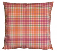  Lazis Karo orangepink Kissen, 50x50 cm