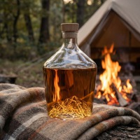  TOPOGRAPHIC Spirituosenflasche Mont Blanc