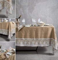  MANUFAKTUR Tischdecke Venaria Warm Linen