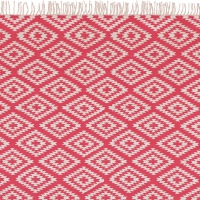  Läufer Apache, 70 x 200 cm, pink/weiss