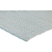  PET - Bergen Teppich  aqua-ecru 140 x 200 cm