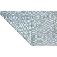  PET - Bergen Teppich  aqua-ecru 140 x 200 cm