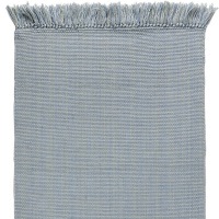  PET - Duo aqua Fransen Teppich 200 x 300 cm