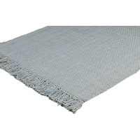  PET - Duo aqua Fransen Teppich 200 x 300 cm